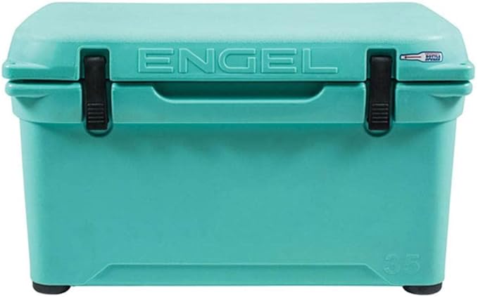 Engel Coolers ENG35 Cooler | 36 Can High Performance Durable Seamless Rotationally Molded Ice Box for Camping, Hunting, and Fishing