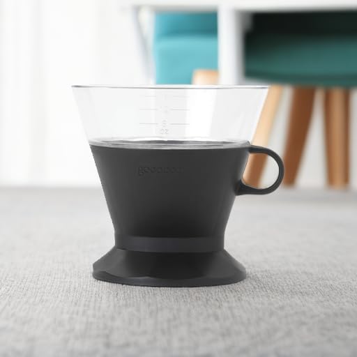 Goodcook Koffe BPA-Free Plastic Auto-Drip Pour Over Coffee Maker with #2 Paper Filters