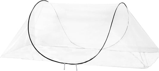 CMINGJ Large Pop Up Mosquito Tent, Portable Foldable Mosquito Net for Bed Camping Travel Patio,Mosquito Net for Adults Baby (78 * 39 * 27inch) (Black Adjustable Size)