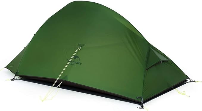 Naturehike Cloud Up Free Standing 2 Person Backpacking Tent Ultralight Nylon Double Layer Camping Tents for Two Person