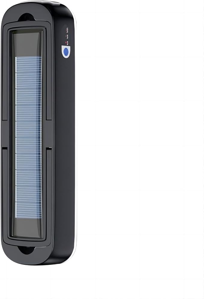 Solar Rechargeable Camping Lantern - 2000 Lumens, 4 Light Modes, Portable Power Bank (Black)