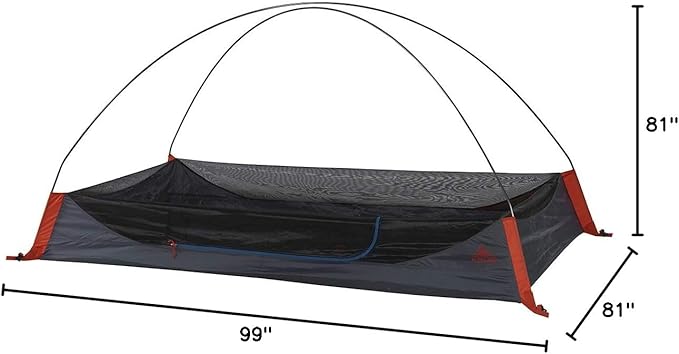 Kelty Late Start 4P - Lightweight Backpacking Tent with Quickcorners, Aluminum Pole Frame, Waterproof Polyester Fly, 4 Person Capacity
