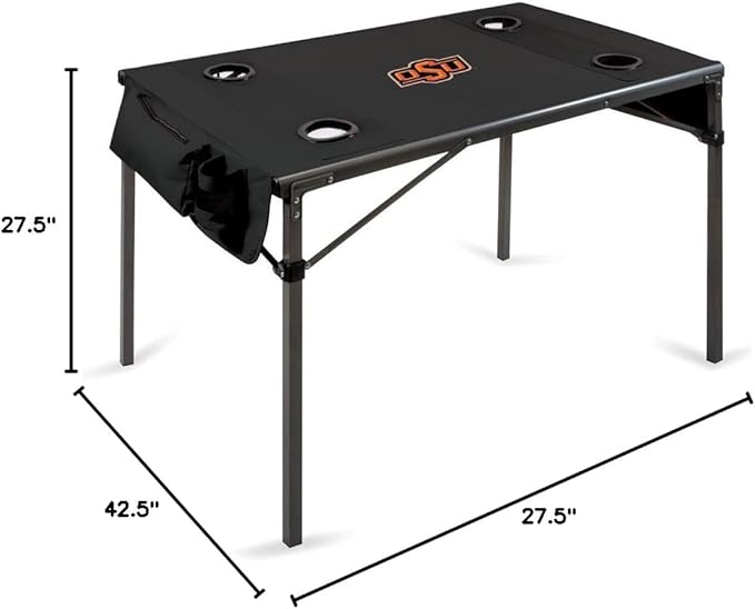 PICNIC TIME NCAA Travel Portable Folding Table