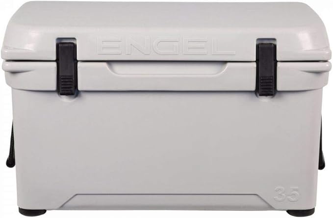 ENGEL 25 High Performance 5.28 Gallon 24 Can High Performance Durable Rotationally Molded Ice Cooler for Camping, Hunting, and Fishing