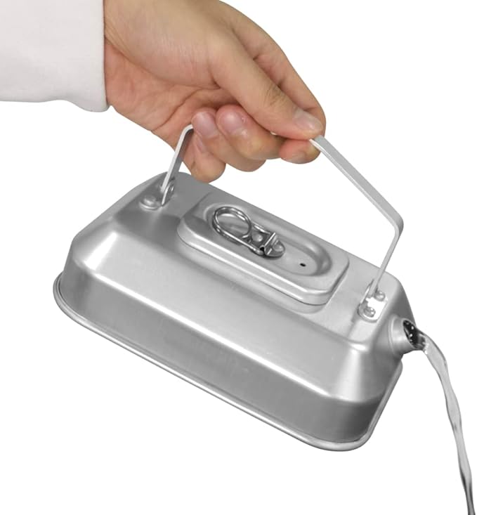 0.7L Outdoor Camping Kettle, Portable Camping Tea Kettles for Boiling Water, Hard Anodized Aluminum Camping Water Boiler, Compact Coffee Pot for Camping Hiking Backpacking