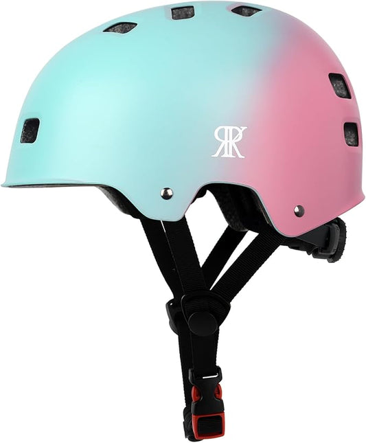 Youth Kids Bike Helmet, Skateboard Bicycle Helmet for Age 5-8-10-12-14 Teen Boys Girls Adjustable and Multi-Sport for Scooter Roller/Inline Skate