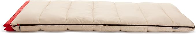 Coleman Flatlands Sleeping Bag, Made from 100% Recycled Material, Cool Weather Adult Sleep Sack