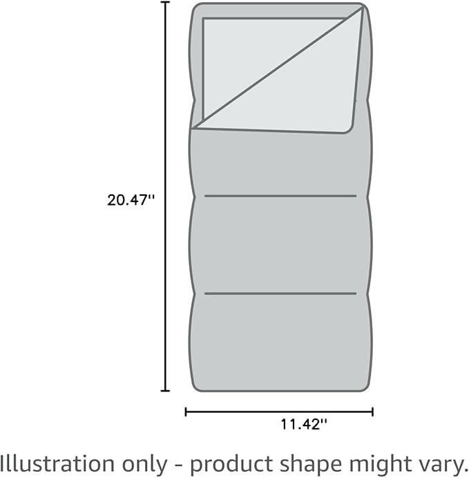 Coleman Heritage Big & Tall Cold-Weather Sleeping Bag - 10F Camping for Adults, Comfortable & Warm Flannel for Outdoor Use, Fits Adults up to 6ft 7in Tall