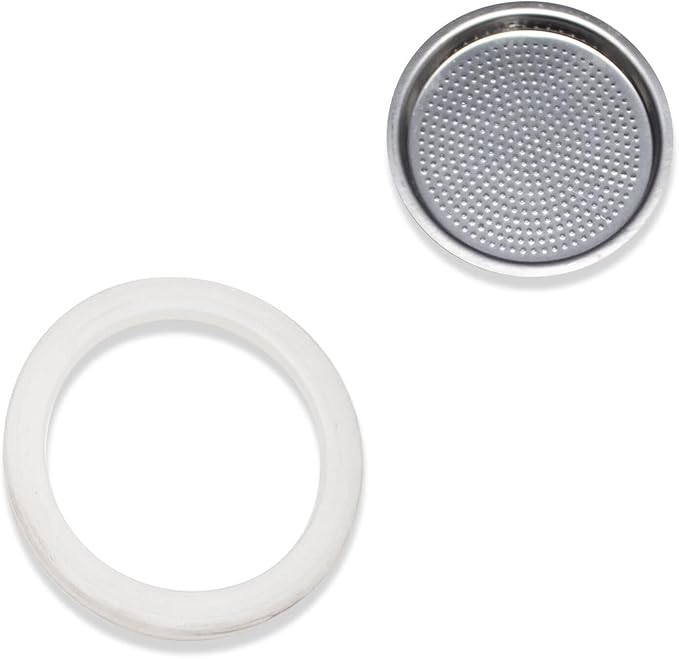 London Sip Stainless Steel Stovetop Espresso Maker Moka Pot Italian Coffee Percolator, Matte Black, Small (5.07 oz)