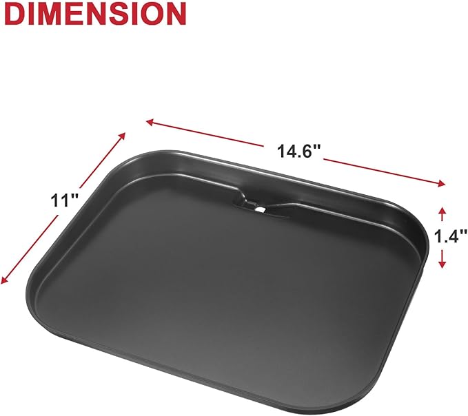 Griddle Plate for Ninja Woodfire Outdoor Grills OG700 Series, Flat Top Griddle Plate Compatible with Ninja XSKGRDPLT Woodfire OG701, Non-Stick Griddle Pan, Insert