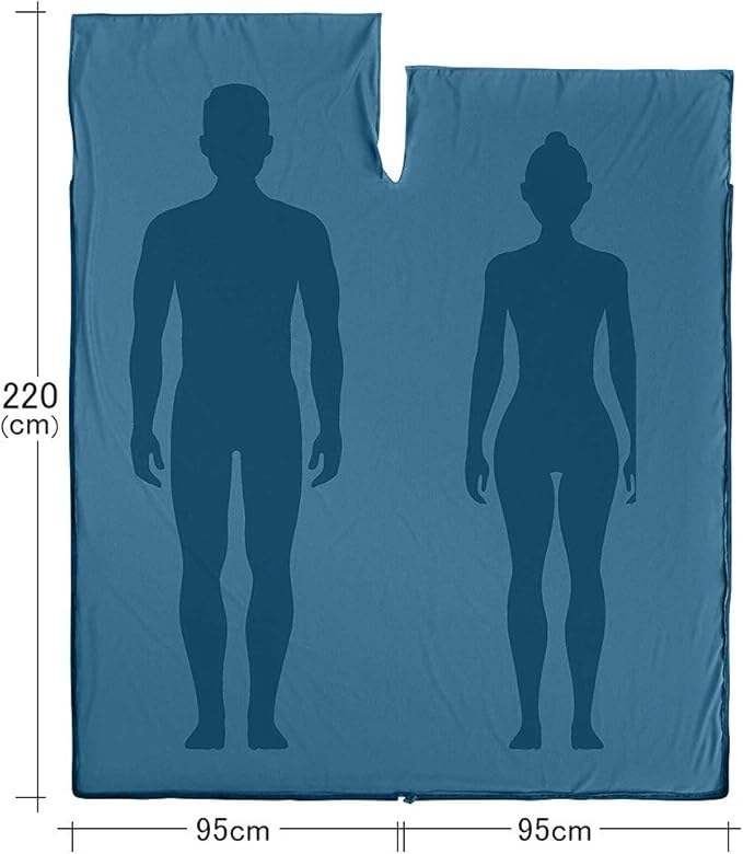 Sleeping Bag Liner,Travel Sheets & Adult Sleep Sack & Self Tan Sleep Sack for Backpacking,Hotel, Hostels, Lightweight Single Camping Sleep Pod