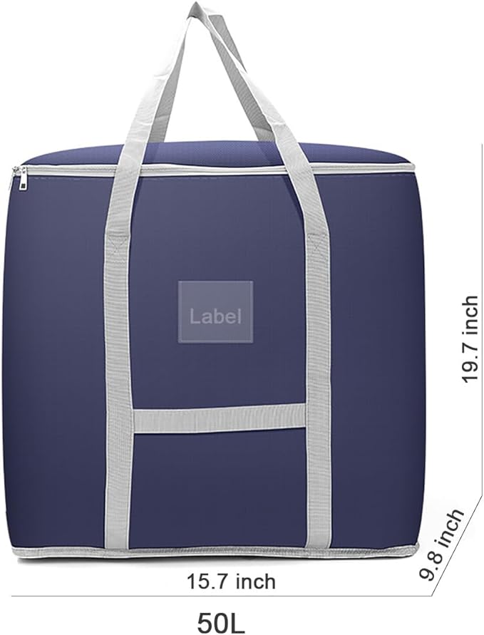 Multipurpose Extra Large Moving Duffel Storage Bags - Heavy Duty Tote for Moving, Storage, Camping and Travel