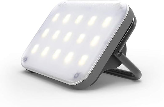 CLAYMORE Ultra Mini (Dark Gray) - Outdoor Rechargeable LED Light for Camping, Tent, Backpacking, Emergency and Industrial Use. Waterproof, Portable Lantern with USB-C, Up to 24 Hours Battery Life.