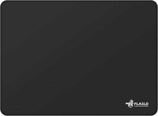 FLASLD 36 x 48 inches Under The Grill Protective Deck and Patio Mat, Fireproof Fireplace Mats to Protect Floor and Deck, Waterproof and Oil-proof Pad Protector for Grass Lawn, Black