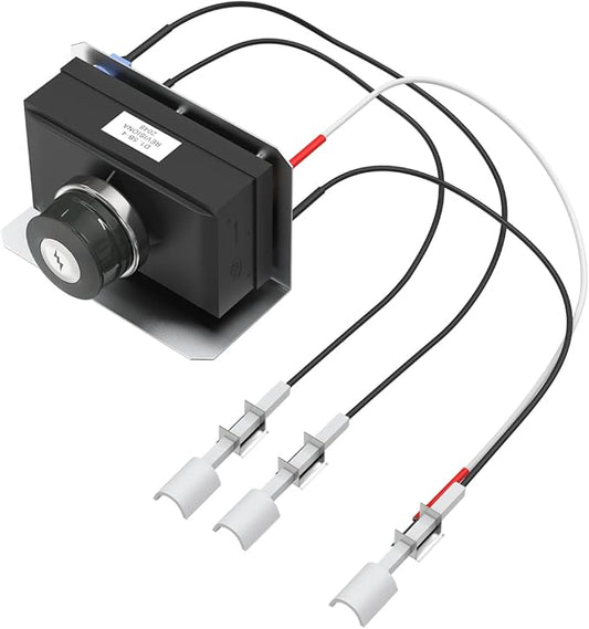 SafBbcue 7628 Igniter Kit for Weber Genesis 300 Series, Push Button for Weber Genesis E 310 320 330 Gas Grills with Front Mounted Control Panel, Ignitions Replacement Grill Parts 65942