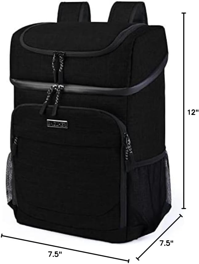 BAGLHER Lightweight Insulated Cooler Backpack - 30 Cans, Leak-Proof for Lunch, Picnic, Hiking, Camping Trips