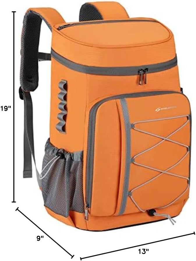Maelstrom Cooler Backpack - 35/50 Can Insulated Soft Cooler Lunch Bag for Camping, Beach, Hiking & Shopping