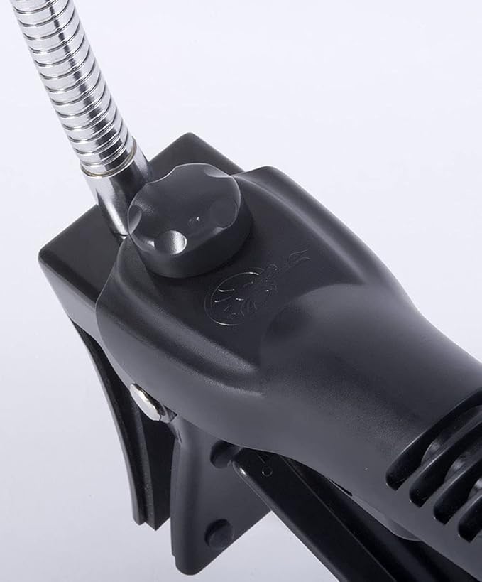 BBQ Dragon Charcoal Fan - Cordless Grill Fan for Camping, Fireplace, and Smokers - Heavy Duty BBQ Air Blower with Adjustable Clamp - Portable Fire Blower for Fireplace and Campfire