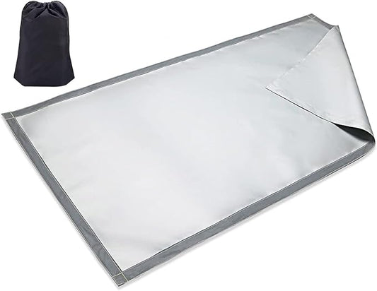 Under Grill Mat, 67 X 35 Inch BBQ Floor Mats, Deck Patio Protector Mat, Indoor Fireplace Mats Fire Pit Mats, Fire Resistant, Water Resistant, Oil Proof, Easy to Clean Reusable Outdoor Grill Mat