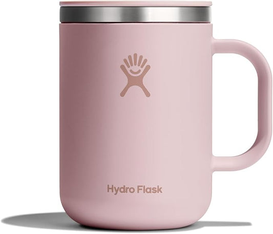 Hydro Flask Coffee Mug – Insulated Stainless Steel, Non Spill, Leak Proof Travel Mug 24 Oz Trillium Pink