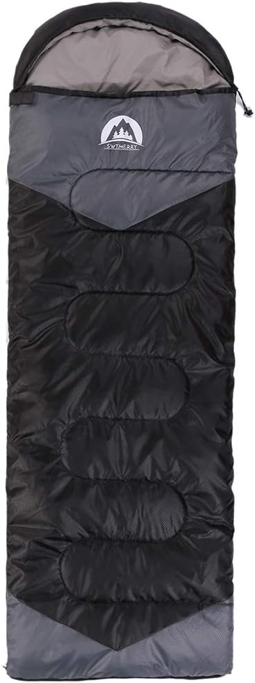 SWTMERRY Sleeping Bag 3 Seasons (Summer, Spring, Fall) Warm & Cool Weather - Lightweight,Waterproof Indoor & Outdoor Use for Kids, Teens & Adults for Hiking and Camping