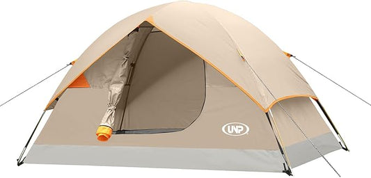 UNP Camping Tent 2/3/4/6 Person Dome Tent, Easy to Set Up for Camping, Lightweight Camping Tent, Portable Camping Tent for Outdoor and Backpacking Beaches
