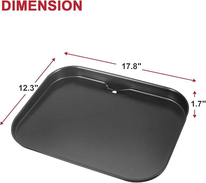 Griddle Plate for Ninja Woodfire Outdoor Pro OG800 Series, Flat Top Griddle Plate for Ninja Woodfire Pro Connect XL OG850 OG951 OG952, Non-Stick Griddle Pan, Insert