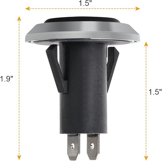 SafBbcue Grill Igniter Switch 69283 Ignitor for Weber Genesis II E/S-310 E/S-315 E/S-335, fits Genesis II E-410 435 SE-310 330 Gas Grills Parts, Compatible with Weber 66354 67532 Igniter Push Button