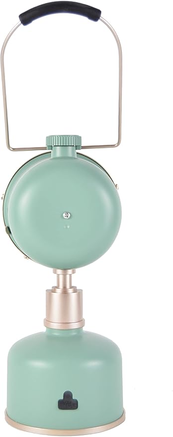 LED Camping Lantern - Battery Powered, Rechargeable Vintage Railroad Lamp, Decorative