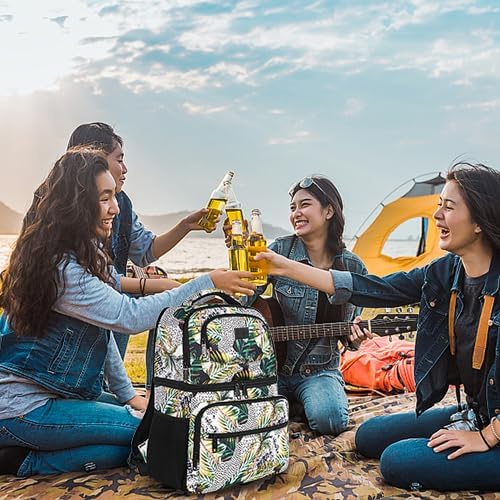 MATEIN Cooler Backpack, 26 Cans Insulated Lunch Backpack for Men Women, Leakproof Double Layer Lunch Cooler Bag Lightweight Soft Lunch Backpack with Cooler Compartment, Beach Camping Hiking Beer Gifts