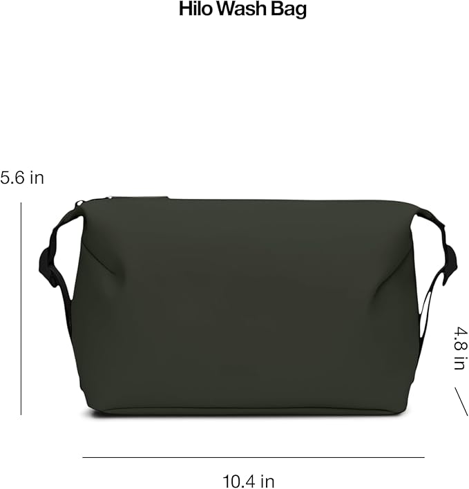 RAINS Hilo Wash Bag - Green