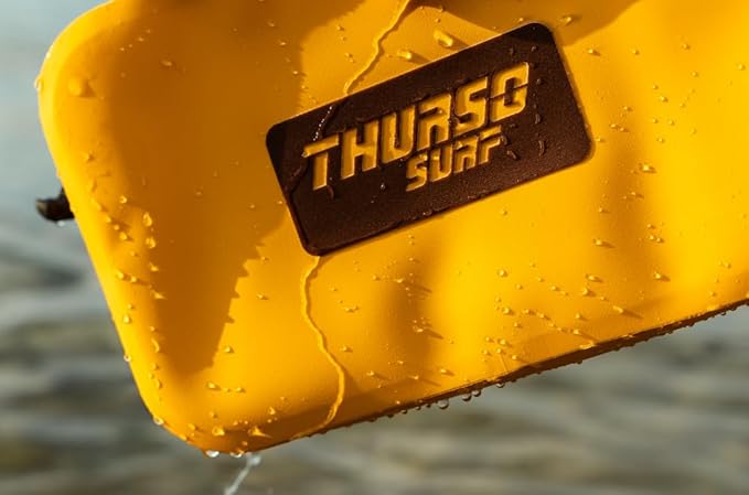 THURSO SURF Waterproof Fanny Pack Dry Bag Floating Pouch Bag Adjustable Waist Strap Keep Your Phone and Valuables Safe/Dry SUP Accessories for Kayaking Paddle Board Snorkeling Boating (Tangerine)