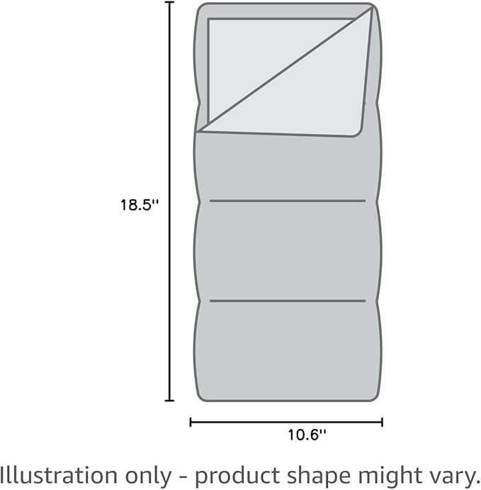 Coleman Big Bay 20°F Sleeping Bag, Adult Mummy Sleep Sack with Headrest