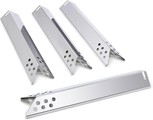 Adviace 5210050 Heat Tents for Expert Grill BG2824B Grill Parts, 4-Pack Heat Plates Heat Shields for Expert Grill BG2824B BG2824BP 4 Burner Gas Grill & Fire King BG2824BP-L, BG2824B Heat Plates