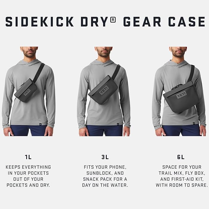 YETI Sidekick Dry Waterproof Gear Case and Bag Accessory