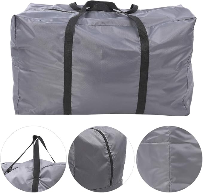 so Large Foldable Storage Carry Handbag, Multifunctional Duffel Bag for Kayak/Boat/Canoeing Sea/Fishing/Rafting/Swimming/Campingt (Gray)(Gray)