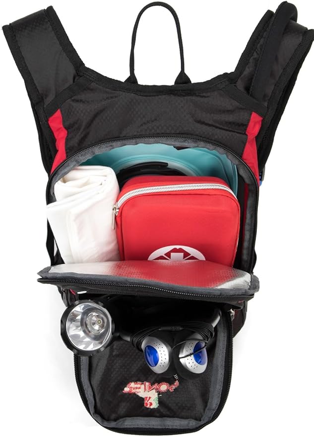 Hydration Pack Backpack with 3L Water Bladder for Men & Women, Hiking Daypack with Thermal Insulation | Running, Cycling, Camping, Skiing, Outdoor Activities