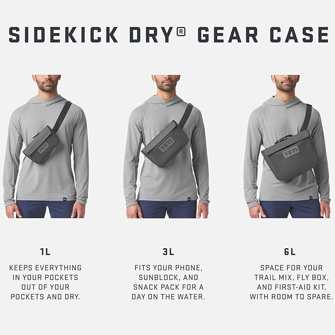 YETI Sidekick Dry Waterproof Gear Case and Bag Accessory
