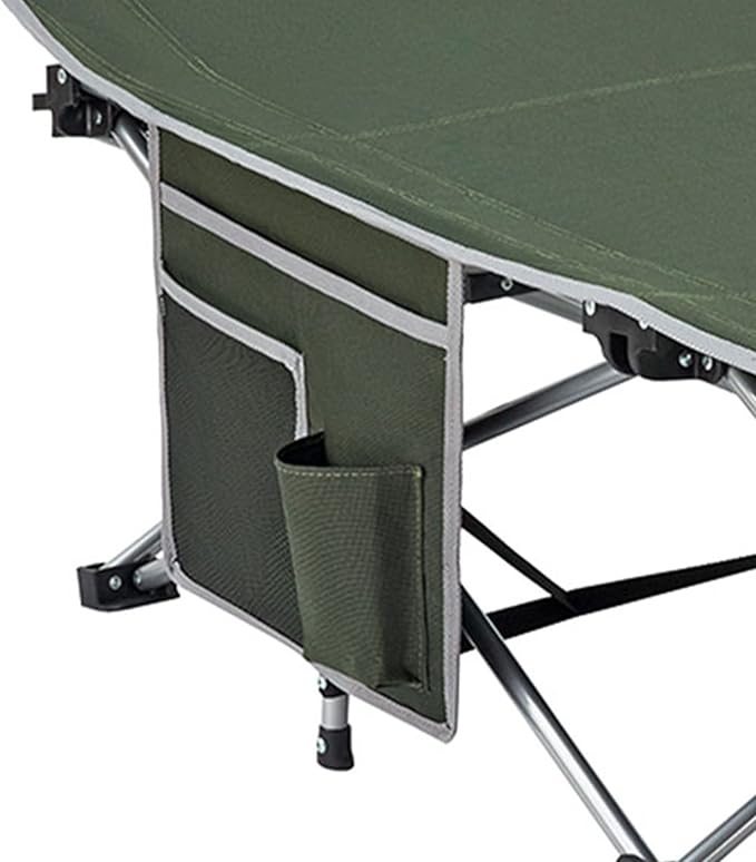 KingCamp Folding Camping Cot for Adults,Portable Sturdy Sleeping Cot with Carry Bag Outdoor Lightweight Camping Bed Support 264 lbs,Large Outdoor Foldable Travel Cots for Camping Beach Home Nap