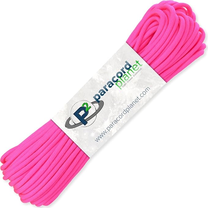 Paracord Planet 550lb Paracord – 7 Strand Type III Tactical Parachute Cord for Outdoors and Crafting