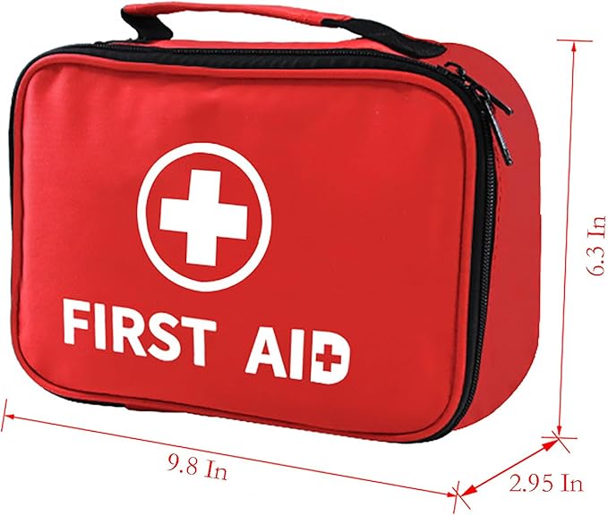 First Aid Kit, 191 Pcs Emergency Waterproof Box Kits for Travel, Camping, Household, Hiking, Office and Outdoors (191 pcs)