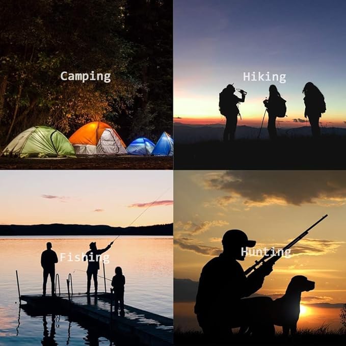 3 Pack LED Rechargeable Flashlight, Super Bright Small MiniCamping Flashlights Zoomable Beam, Convenient USB C Charging for Camping Hiking Outdoor Home Emergency