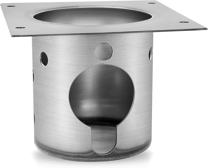 QuliMetal Fire Burn Pot Replacement Parts for Pit Boss Pro 1150/1600 Pellet Grills, Pit Boss PB1150PS2, PB1150PS3, PB1600PS1 Grills, Upgraded FirePot Accessories with Screws