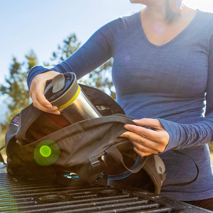 WACACO Cuppamoka Pour-Over Coffee Maker, Portable Drip Coffee Maker with 10 Cone Paper Filters, Manually Operated, Stainless Steel Coffee Brewer, 10 fl oz