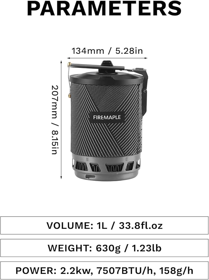 Fire-Maple Star X2 Pro Backpacking and Camping Stove-Fast Boiling, Compact and Efficient Camp Cooking Gear for Hiking, Trekking, Fishing, and Outdoor Adventures