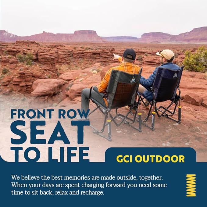GCI Outdoor Stowaway Rocker - Stealth Camo