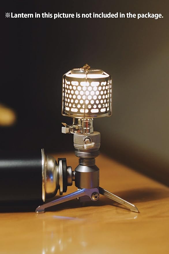 CAMPINGMOON Butane Gas Fuel Canister Adapter Stand Type Convertor for EN417 Lindal Valve Camping Gas Stove Lantern Z23-CB