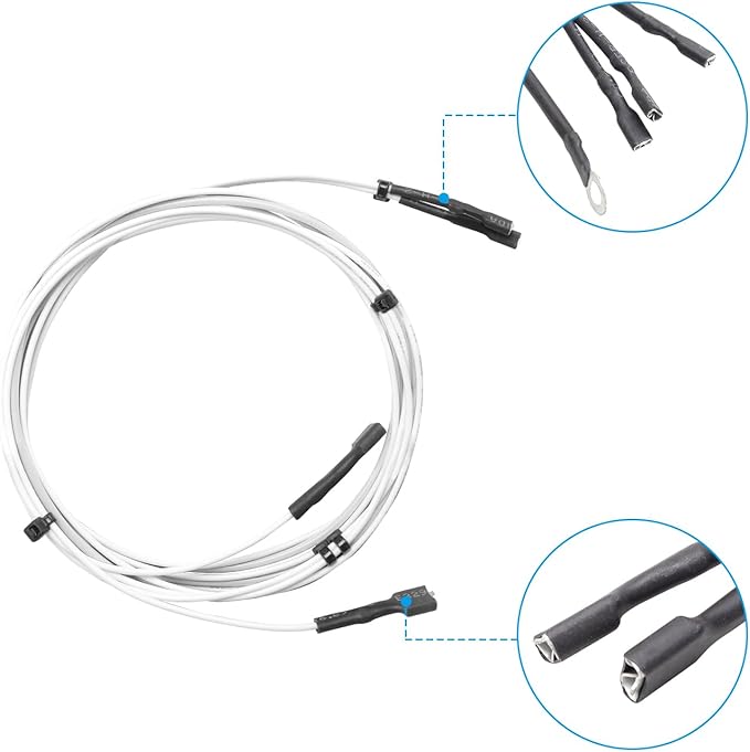 SafBbcue 66355 Gas Grill Igniter Kit for Weber Genesis II 410 & 210 Series Gas Grills Parts, Weber Genesis II E210 E410 SE410 LX410 Grill Ignitor Replacement Parts Kit 4-Outlet Electronic Ignition