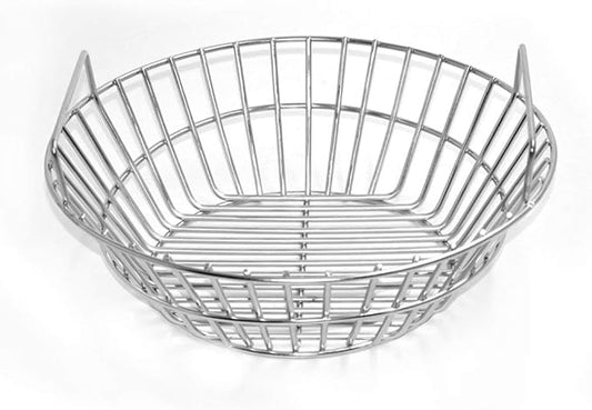 only fire #8537 Charcoal Ash Basket, Stainless Steel Charcoal Holder with Handles, Grilling Accessories, Fits Kamado Joe Classic