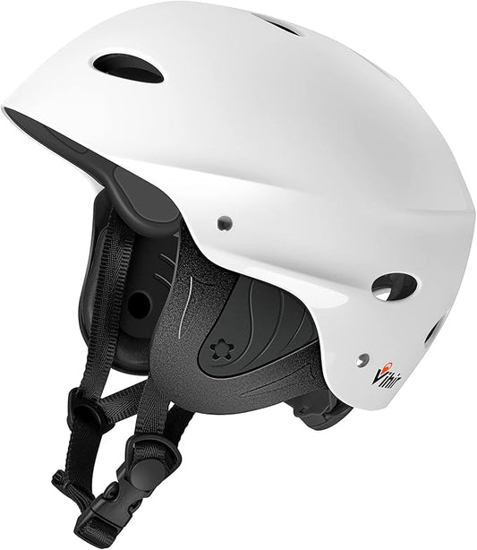 Vihir Adult Water Sports Helmet with Ears - Adjustable Helmet,Perfect for Kayaking, Boating,Surfing